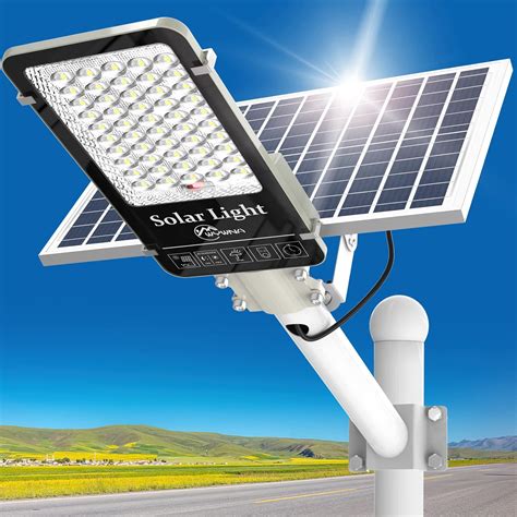 Solar Street Lights Outdoor Lamp, 100000lm Dusk to .